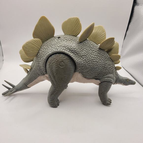 1987 Vintage Playskool Definitely Dinosaurs SPIKE STEGOSAURUS Action Figure 12" - Picture 4 of 6